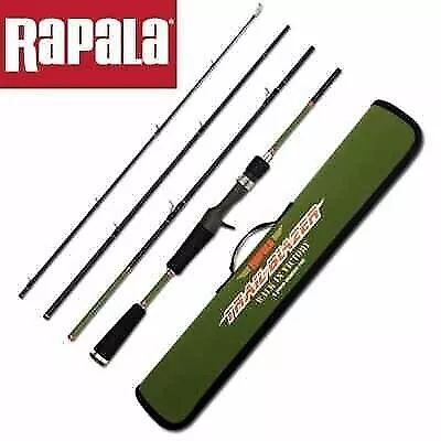 Rapala Trail Blazer TRAVEL Spin Rod TBC644L 6'4  4 Piece 4-10lb • $208.99