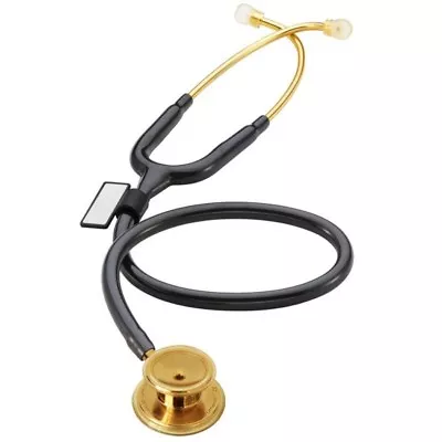 MDF Instruments MD One Premium Dual Head Stethoscope 22k Gold Black • $102.99