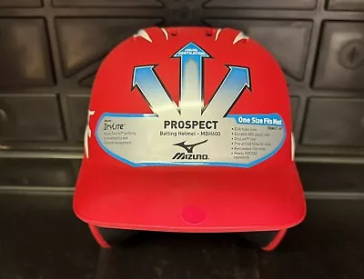 Mizuno Prospect Youth Batting Helmet MBH600 Red Maroon New 6” - 6 3/4”-NEW • $14.99