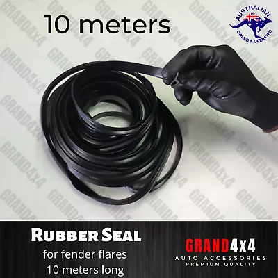 10m Rubber Seal Trim For Fender Flares Guard Cover Wheel Arch 4x4 4WD • $37.50