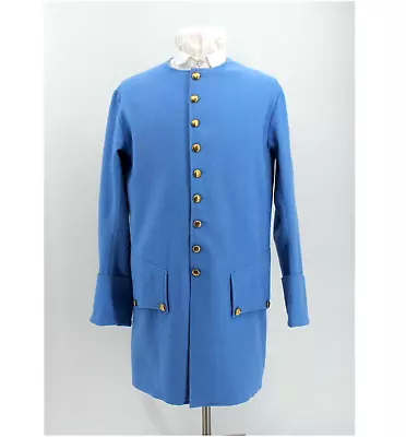 Mens French Blue Colonial Sleeved Waistcoat • $134.46