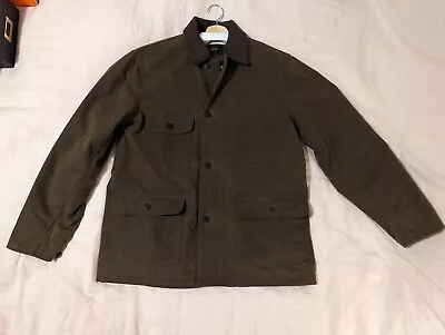 Buck Mason Dry Waxed Canvas Highland Jacket Oarweed Medium • $220