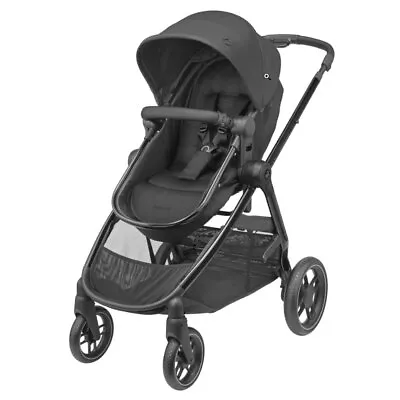 Maxi Cosi Zelia 3 Luxe Pushchair Stroller Twillic Black RRP£369 2 Year Warranty • £199.99