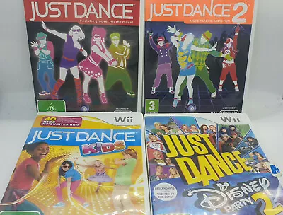 Just Dance Series (Nintendo Wii Wii U) PAL  Selection Dropdown  Free Postage • $18.99