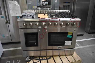 $3999 • Buy Thor HRG4808U 48  Stainless Professional 6 Burner Natural Gas Range #130380