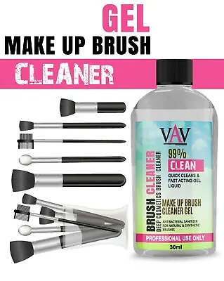 Make Up Washing Brush Gel Cleaning Foundation Makeup Brush Cleaner 30ML • £3.49