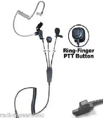 3-wire Earpiece Headset Microphone Motorola XTS2500 XTS3000 XTS3500 Stealth M3 • $69