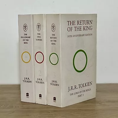 The Lord Of The Rings Trilogy 50th Anniversary Edition Harper Collins Paperbacks • £23.95