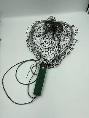 Vintage Fly Fishing Trout Landing Net Green Handle 4000Z Made In USA • $24.95