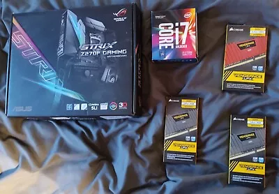 Asus Strix Z270f Mobo With 32gb Ram And I7 7700k CPU Bundle • £300