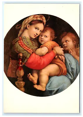 Painting Madonna Of The Chair By Raffaello Postcard • $7