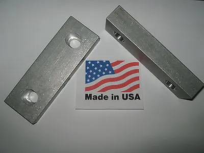 VISE JAWS 6  X 2  X 1  Reversable Alumium Jaws For Kurt And Others Vises USA! • $16.85