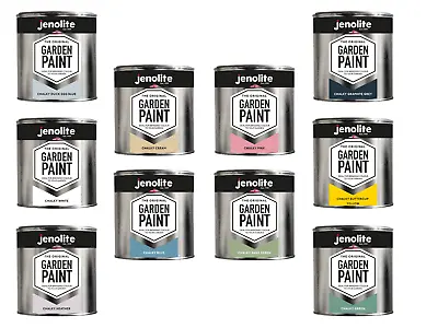 JENOLITE Garden Paint Chalky | Ideal For Garden Furniture & Ornaments | 1 Litre • £29.99