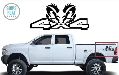 Replacement For RAM Trucks 4 X 4 Bedside Decals Set Of (2) PAIR • $9.99