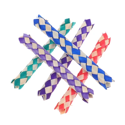 £1.56 • Buy 5PCS DIY Finger Traps Classic Chinese Bamboo Fingers Trap Popits Pop Tube Toy Bh