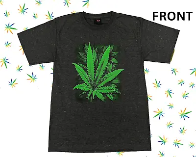 Weed Tshirt Marijuana Weed Leaf Cannabis Marijuanna Jersey Shirt- Front And Back • $18.50