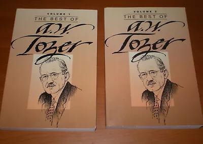 Best Of A. W. TOZER Vols 1 & 2 * Compilation Of FAVORITE WORKS * Christian Faith • $14.95