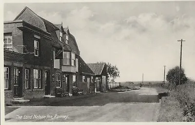 M Essex England English Old Postcard Lord Nelson Inn Ramsey Near Harwich • £4.89