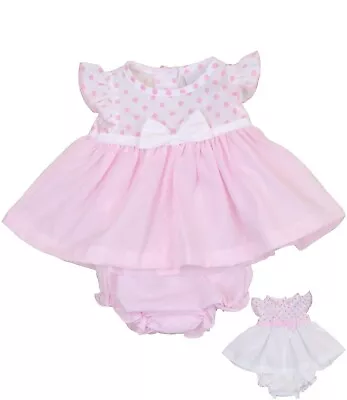 BabyPrem Premature Baby Girls Dresses Preemie Baby Clothes 2 Piece Set Outfit • £8.99
