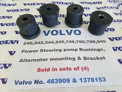 Volvo 240 242 244 245 740 760 780 940 Power Steering Pump Bushings & Alternator • $13.50