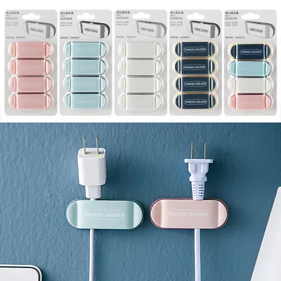 £2.98 • Buy Fixer Strip Cable Organizer Desk Tidy Wire USB Winder Holder Cable Holder
