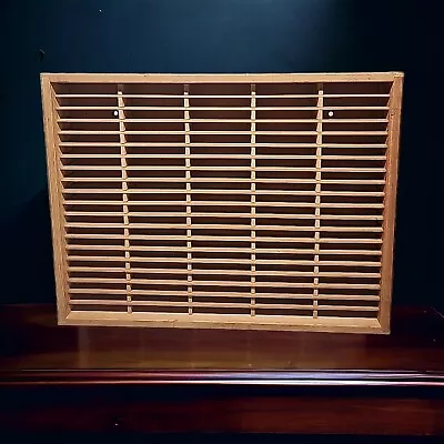 Napa Valley Box Company VTG 100 Cassette Tape Wood Storage Wall Mount Hanging • $59