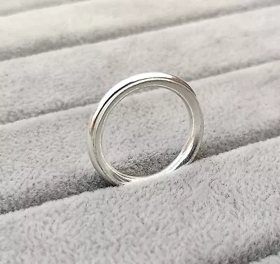 Silver Spinner Ring 925 Sterling Silver Meditation Ring Size 9 MO1038 • $13.05