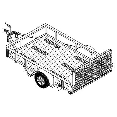 10CY - 10'x6' Motorcycle/Utility Trailer- 17 How-to Steps • $25
