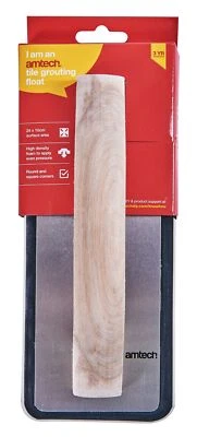 £17.94 • Buy Tile Grouting Float Round Square Corner Bevelled Edge Grout Tilers Tiling