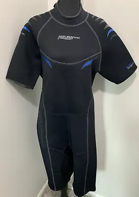 Phantom Aquatics Marine Mens 2.5mm Shorty Black Wetsuit Size XXL • $24