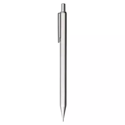  MUJI   Aluminum Hex Mechanical Pencil Core Diameter 0.5mm Silver • $28.53