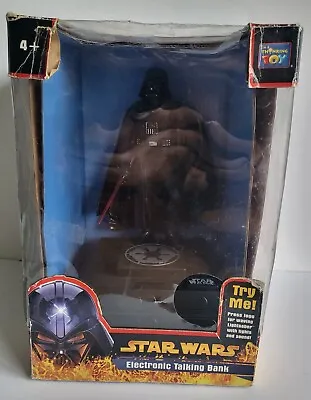 Star Wars - Darth Vader - Electronic Talking Bank - 2005 Think Way • £14.99