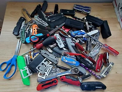 TSA LOT Of Knives Multi Tools & More! 15+ LBS Variety Mix! FREE SHIPPING! • $84.99