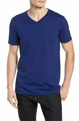 $39.99 • Buy New Lacoste Mens Pima Cotton Tonal Croc Athletic Jersey V-Neck Shirt T-Shirt Tee