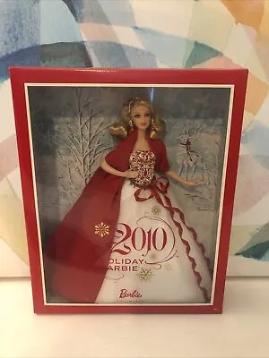 Barbie Collector 2010 Holiday Barbie Doll Mattel 2009 No. R4545 NIB • $30