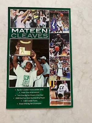 Mateen Cleaves (Michigan State University Men's Basketball) Poster • $13.99