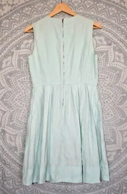 Mint Green Linen GAP Dress - Size Small • £3.50