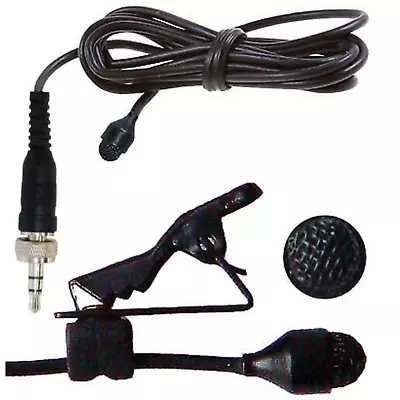 Professional Lavalier Microphone For Sennheiser 3.5mm Screw On Locking Jack Plug • £21.99