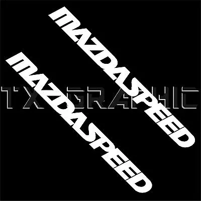 Mazdaspeed Decal Set Of 2  Vinyl Stickers Mazda Speed 3 5 6 Cx7 Rx7 Rx8  • $4.95