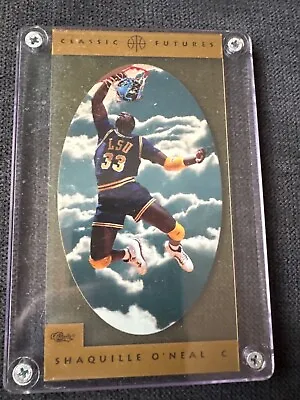1993 Classic Futures Limited Edition Acetate/4500 Shaquille O'Neal HOF Tough Pul • $4.99