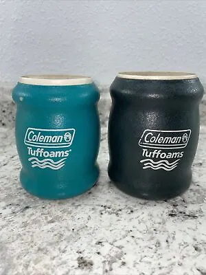 Vintage Coleman Tuffoams Foam Insulated Beer Can Coozie Koozies Lot Of 2! Red • $16.95