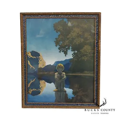 Maxfield Parrish Arts Deco Framed 'Evening' Print • $465