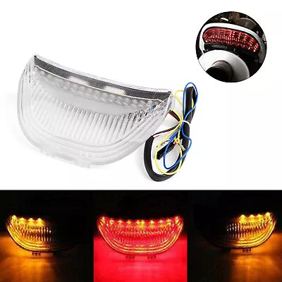 LED TailLight Turn Signals Fit For Honda CBR600RR 03-06 CBR1000RR 04-07 Clear K • $31.79