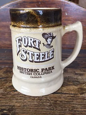 Vtg Medalta Potteries Pottery Stein Fort Steele British Columbia Mug Canada BC • $12.45