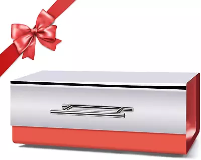 Stainless Steel Bread Box With Keep Fresh Function Large And Multipurpose Stora • $30.61