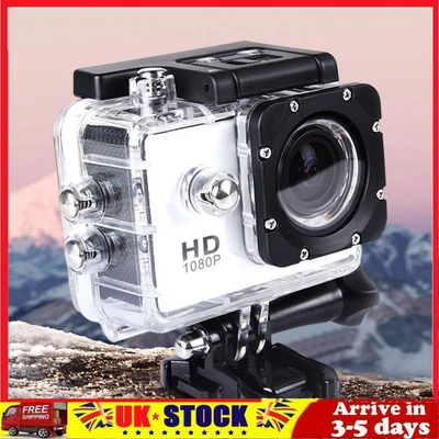 £12.79 • Buy Underwater Camera HD 1080P 140° Wide Angle Digital Video Camera Waterproof