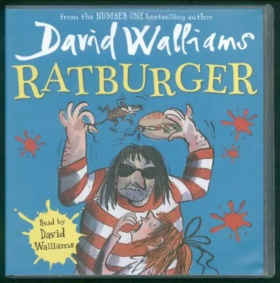 RATBURGER David Walliams Read By David Walliams Unabridged 3 CDs Audio Book • £2.49