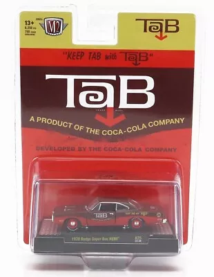 M2 Machines 1/64 DODGE - CHARGER RT 4Z6 HEMI SUPER BEE 1970 TAB COCA-COLA OPENS • $59.70