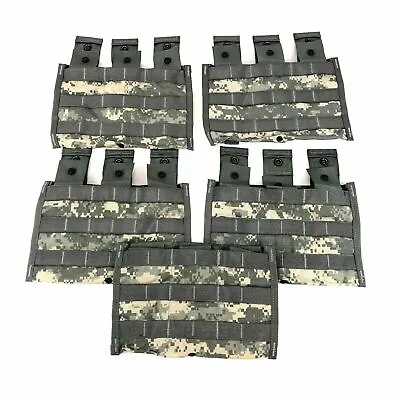 5x USGI Military ACU Triple Mag Pouch Magazine 30 Round Shingle Surplus MOLLE • $20