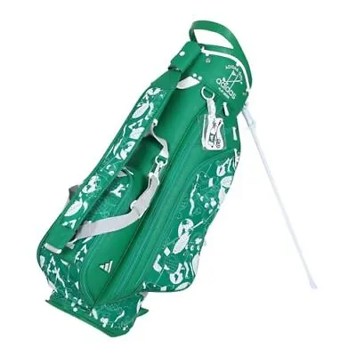 Adidas Golf Stand Bag PLAY GREEN Graphic Men's 3.2kg 8.5 Type 47inch Green/White • $281.65